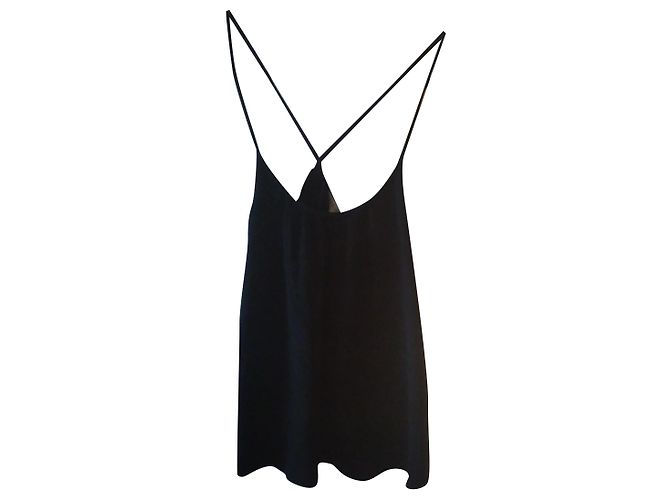 Ba&Sh Hilton Top Schwarz Viscose