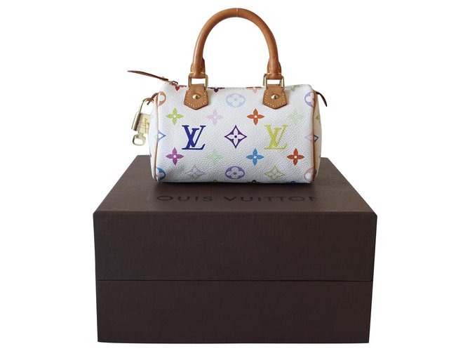Speedy Louis Vuitton Handbags Multiple colors Cloth  ref.233061