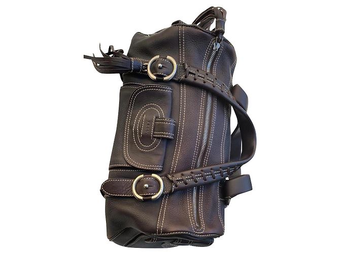 Borsa Bally in pelle marrone