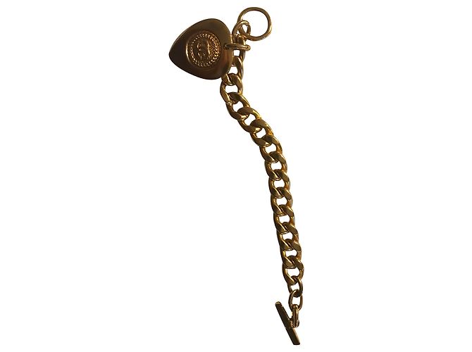 Cambon Pulseira Chanel de malha dourada Dourado