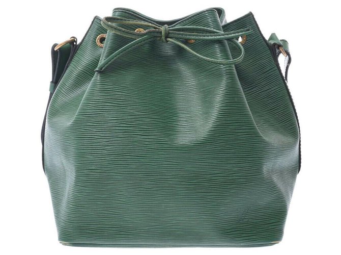 Noe Louis Vuitton Petit Noé Green Leather  ref.233095