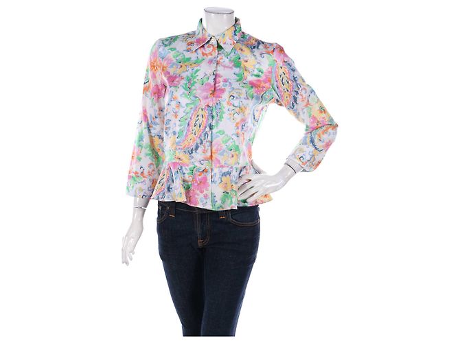 Camisa Ralph Lauren de algodão floral Multicor