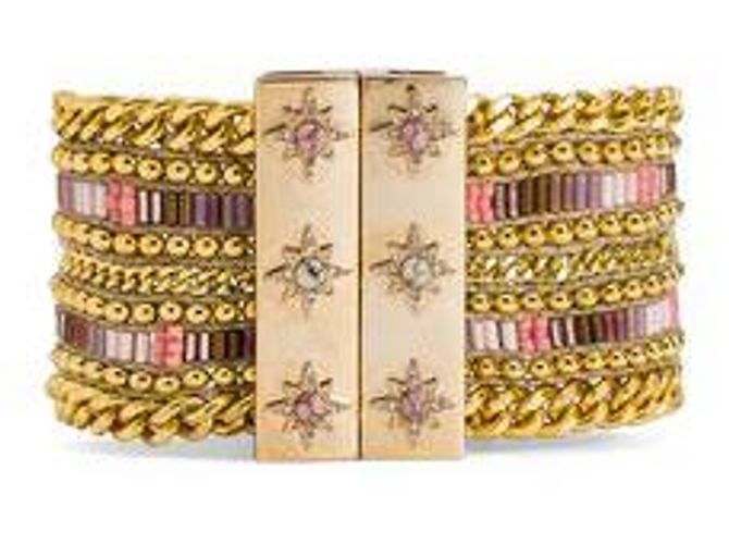 Pulseira de pérolas Hipanema rosa