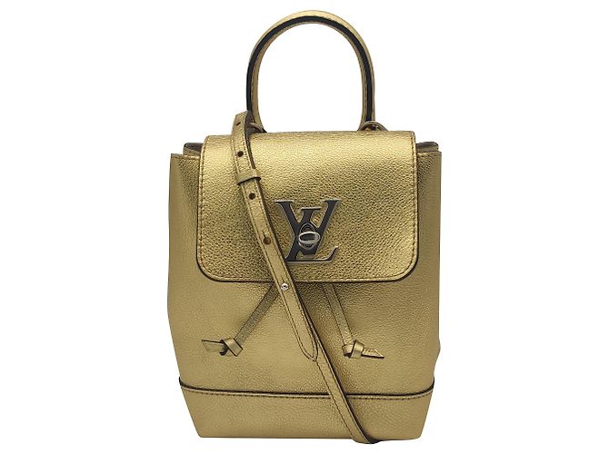 Lockit Sac Lokme de Louis Vuitton en cuir dore Doré