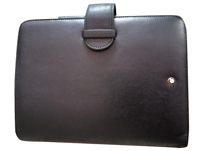 Montblanc Organizer Agenda Black Leather