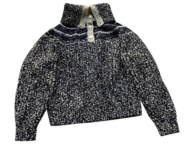 Chanel 2020 Runway tweed sweater Black  ref.233813