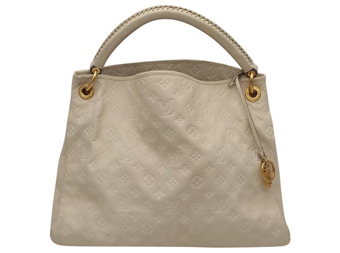 Louis Vuitton Artsy bag Empreinte cream Leather ref.233891 - Joli Closet