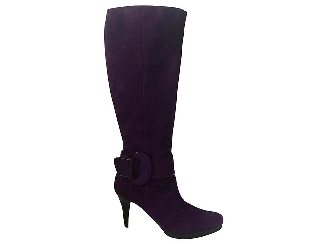 Kennel & Schmenger Purple handmade knee high boots