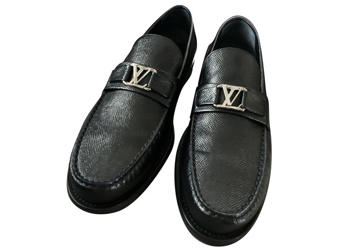 Louis Vuitton Lacets Cuir Noir  ref.233933