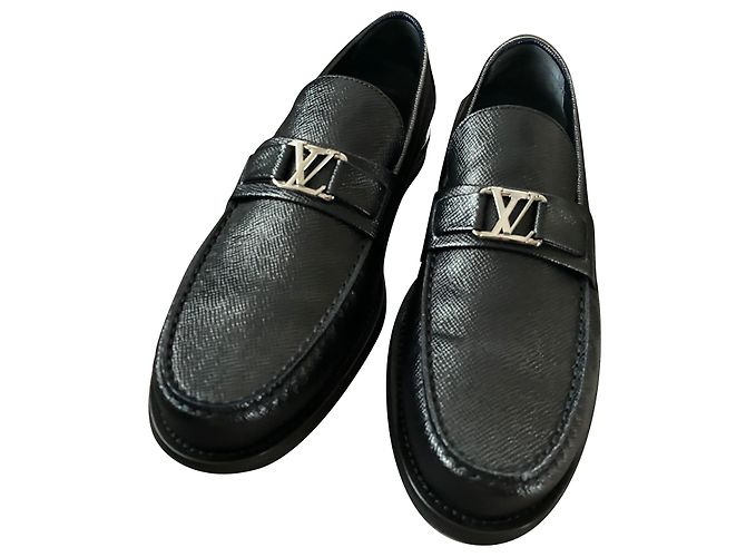 Louis Vuitton Black Leather Lace Ups