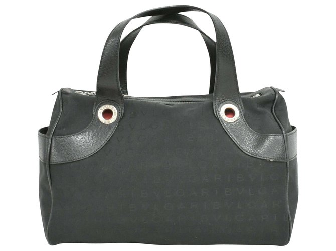 Bulgari Sac à main BVLGARI Synthétique Noir  ref.233951