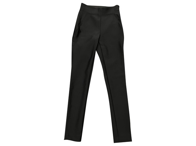 Pinko Pants, leggings Black Elastane Polyamide  ref.234045