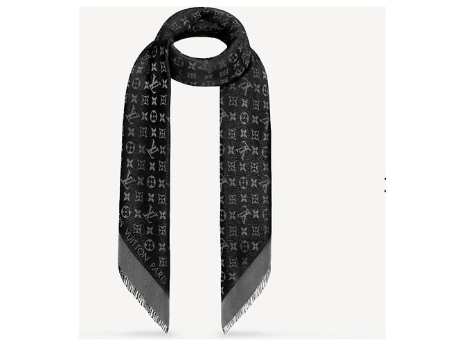 Louis Vuitton M75123  Scialle Monogram Shine Preto