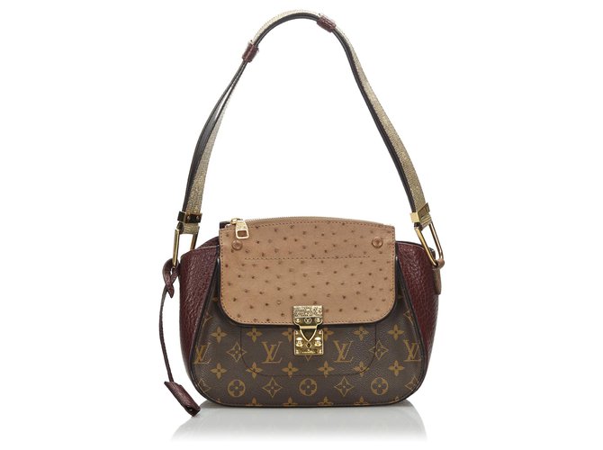 Louis Vuitton Brown Monogram Exotique Majestueux Shoulder Bag Leather  Exotic leather Cloth ref.234101 - Joli Closet
