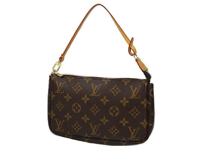 Louis Vuitton Monogram Pochette Accessoire M40712 Women's Handbag Pouch Bag  Louisvuitton