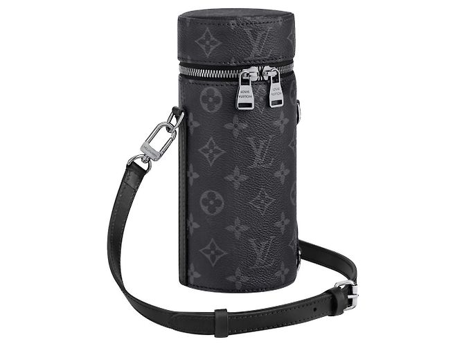 Portabotellas Louis Vuitton Monogram Eclipse Gris