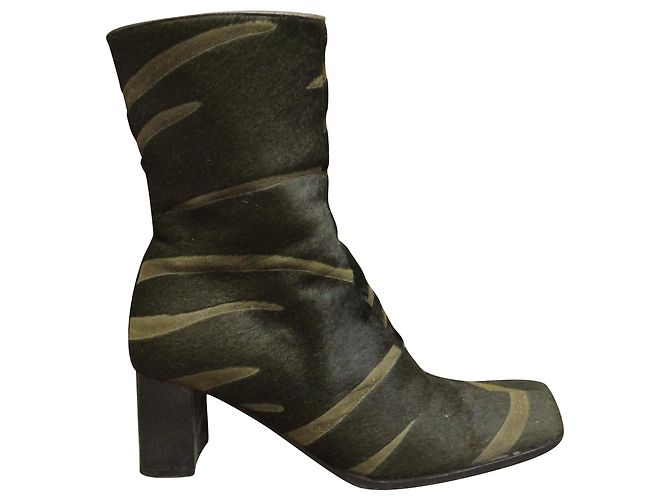 Agnès b. Botas de agnes b. Pointure 36 Verde oscuro