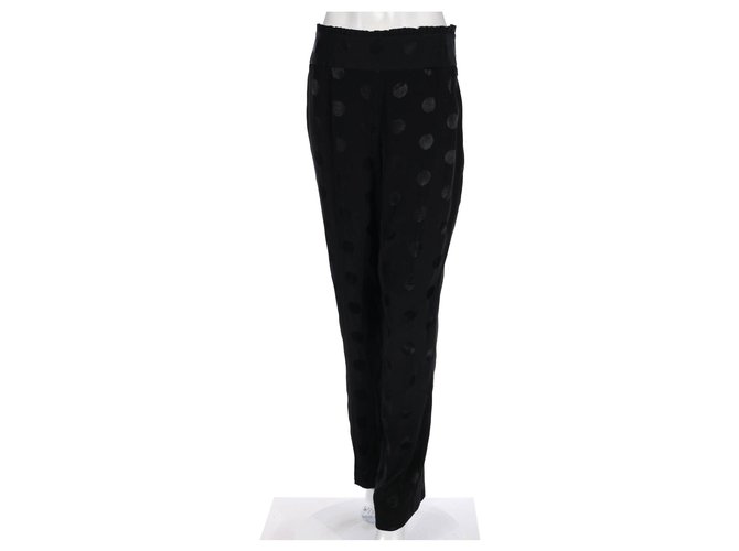 Whistles Pantalones, polainas Negro Viscosa  ref.234640