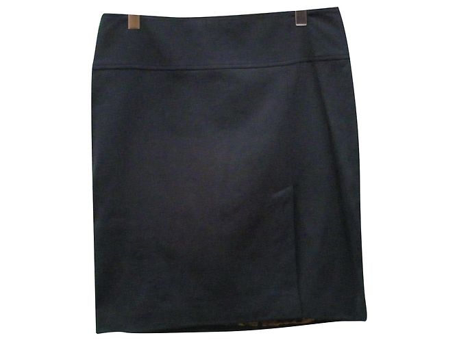 Falda de lana negra Dolce & Gabbana Negro
