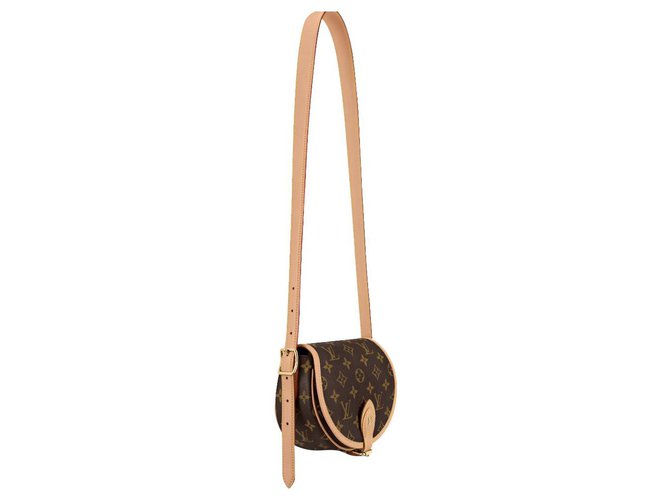 Louis Vuitton LV Tambourin bag new Brown Leather  ref.234843