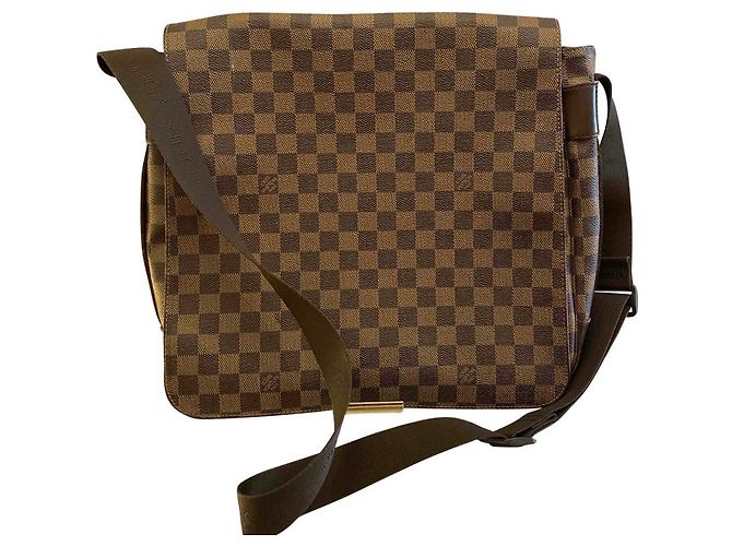Laguito Louis Vuitton Porte-documents en cuir marron