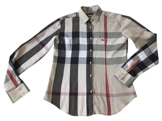 Túnica de algodón Burberry XL Multicolor