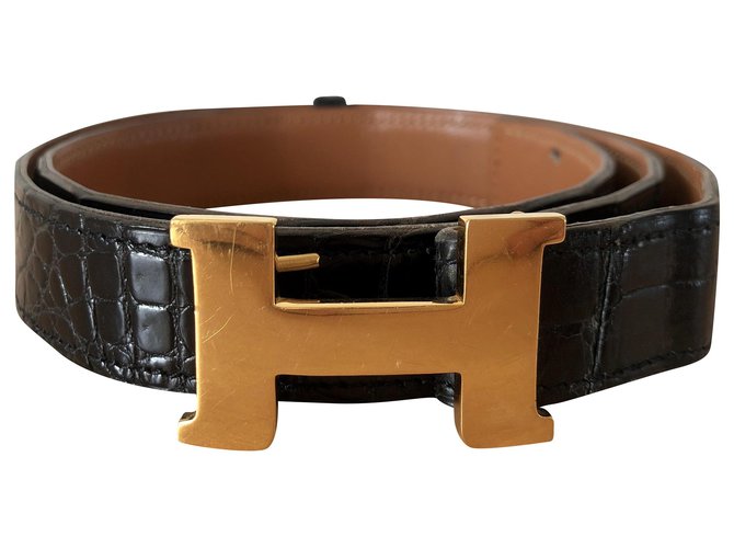 ceinture crocodile hermès