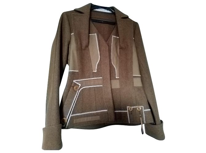 Christian Dior Caramel Wool Mohair Jacket