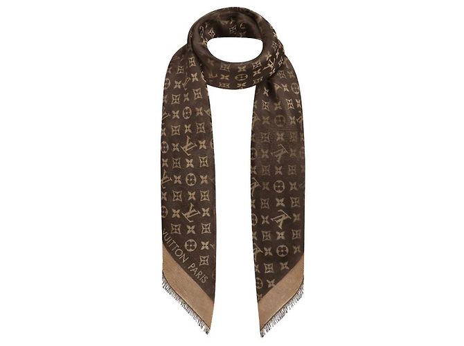 Louis Vuitton Monogramma lucentezza m75122 Marrone Seta