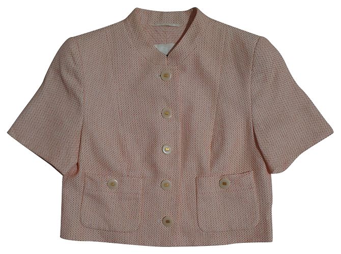 Blazer Rena Lange Laranja e Branco