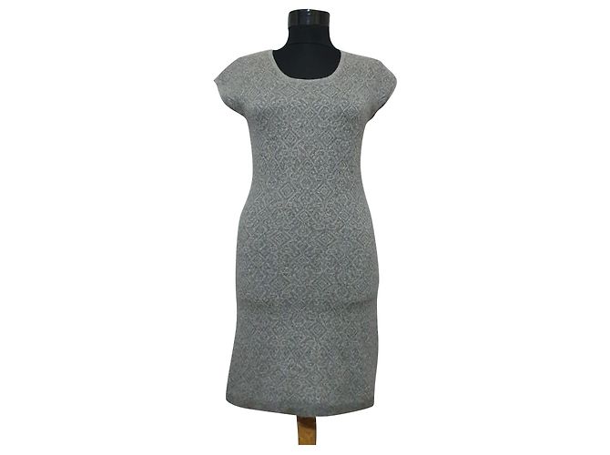 Allude Kaschmirkleid Grau M