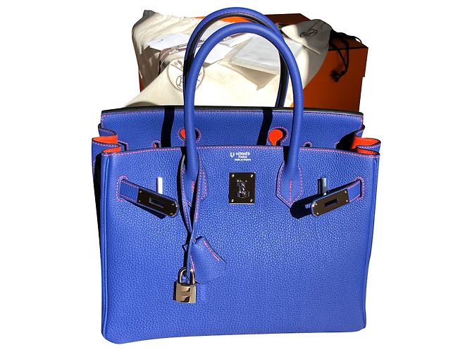 Hermès Commande spéciale Birkin 30 Bleu