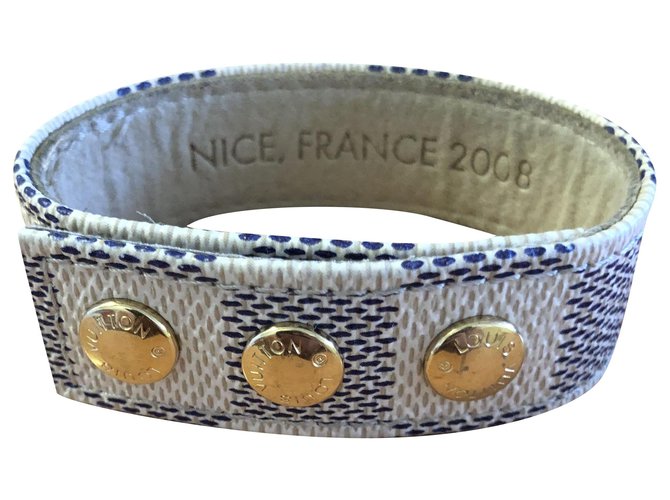 Louis Vuitton Bracelets Beige Cloth  ref.235041
