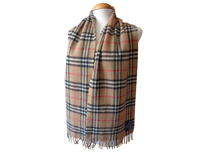 Burberry Sciarpe da uomo Beige Lana
