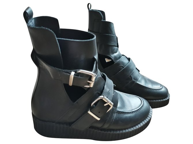 Maje Ankle Boots Black  ref.235129