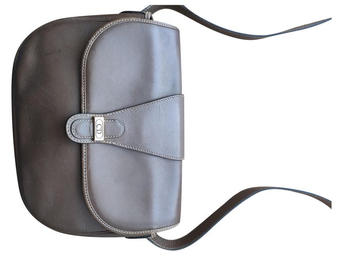 Christian Dior Handbags Brown Leather  ref.235132
