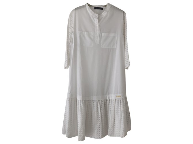 Blumarine Dresses White Cotton  ref.235149
