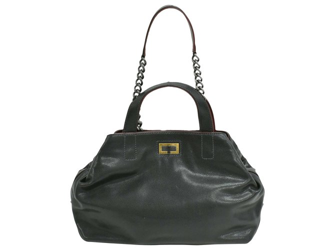 Chanel 2.55 Black Leather  ref.235173