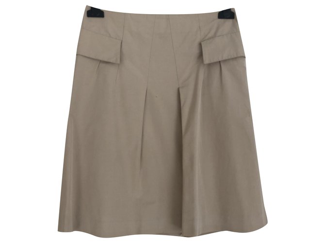 Marni Jupes Coton Polyester Beige  ref.235192