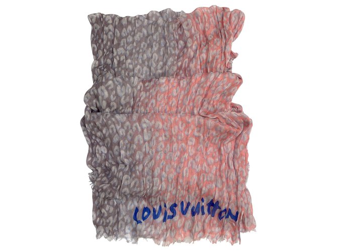 Louis Vuitton Stephen Sprouse Leopard Scarf shawl color ways