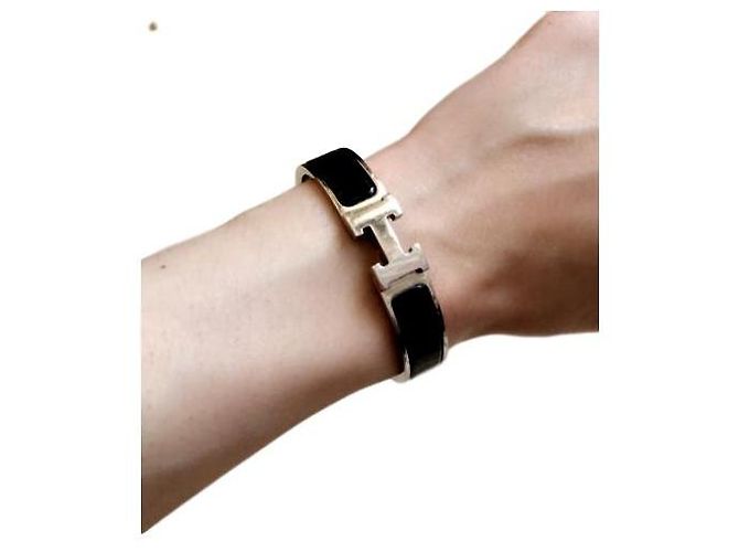 Constance Hermès Clicca H Nero Argento
