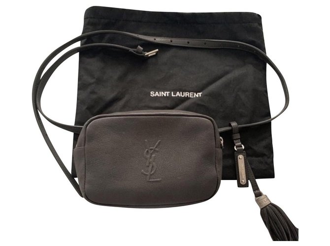 Saint Laurent Black Lou Belt Bag Saint Laurent