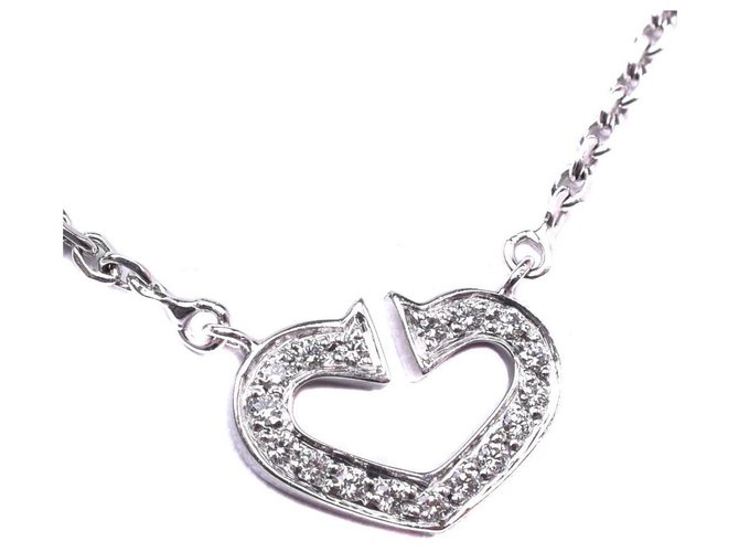 Cartier necklace White gold  ref.235768