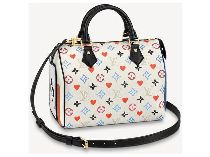 Louis Vuitton Speedy bag 25cm Game on Multiple colors Leather  ref.235825