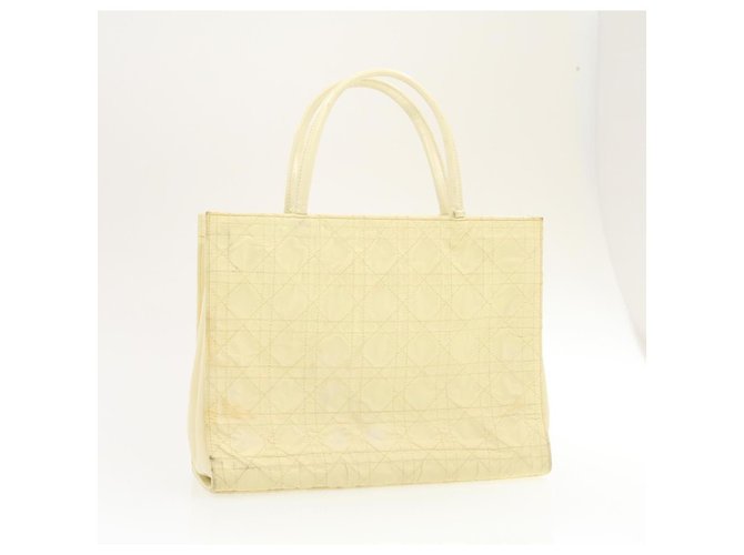 DIOR handbag Yellow Synthetic  ref.235931