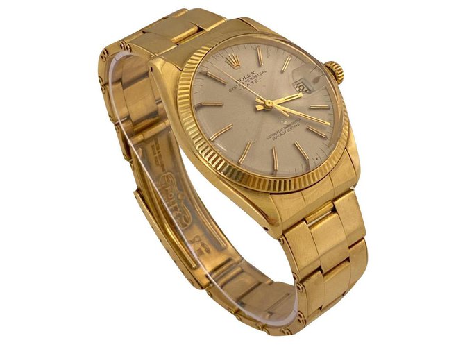Rolex Gold Oyster Perpetual Date Golden Yellow gold  ref.236084