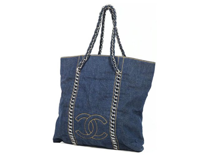 Chanel Coco Mark Jeans Tote Bag