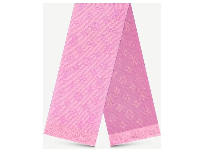 Louis Vuitton LV Logomania Schal neu Pink