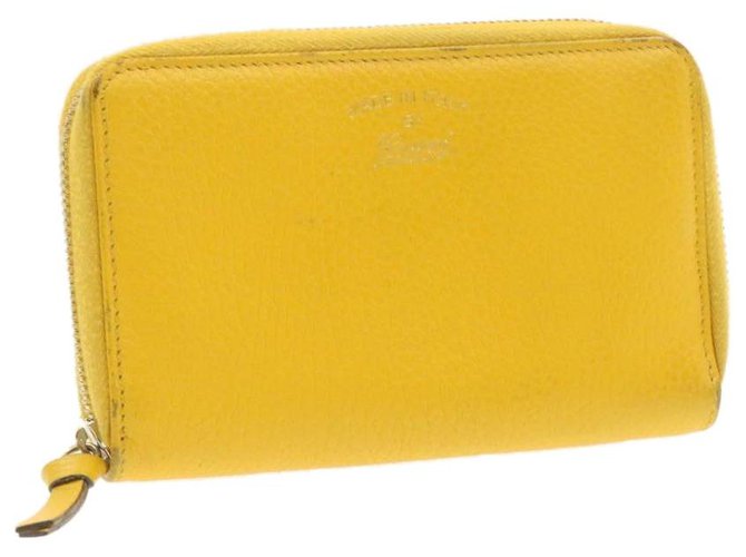 Gucci Clutch bag Yellow Leather  ref.236419