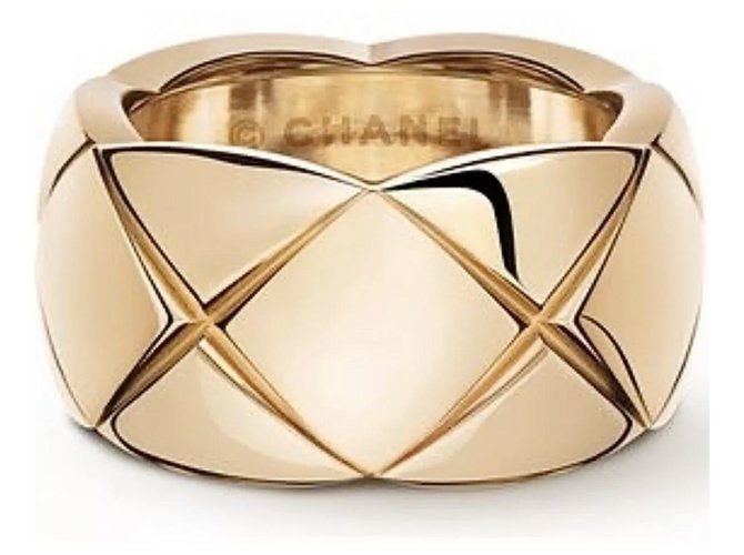 Chanel Coco Crush Dourado Ouro amarelo  ref.236644